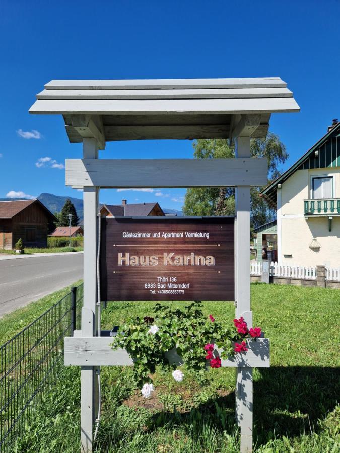מלון באד מיטרנדורף Haus Karina מראה חיצוני תמונה